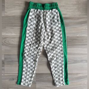 Urban Outfitters Green and White Patterned Joggers